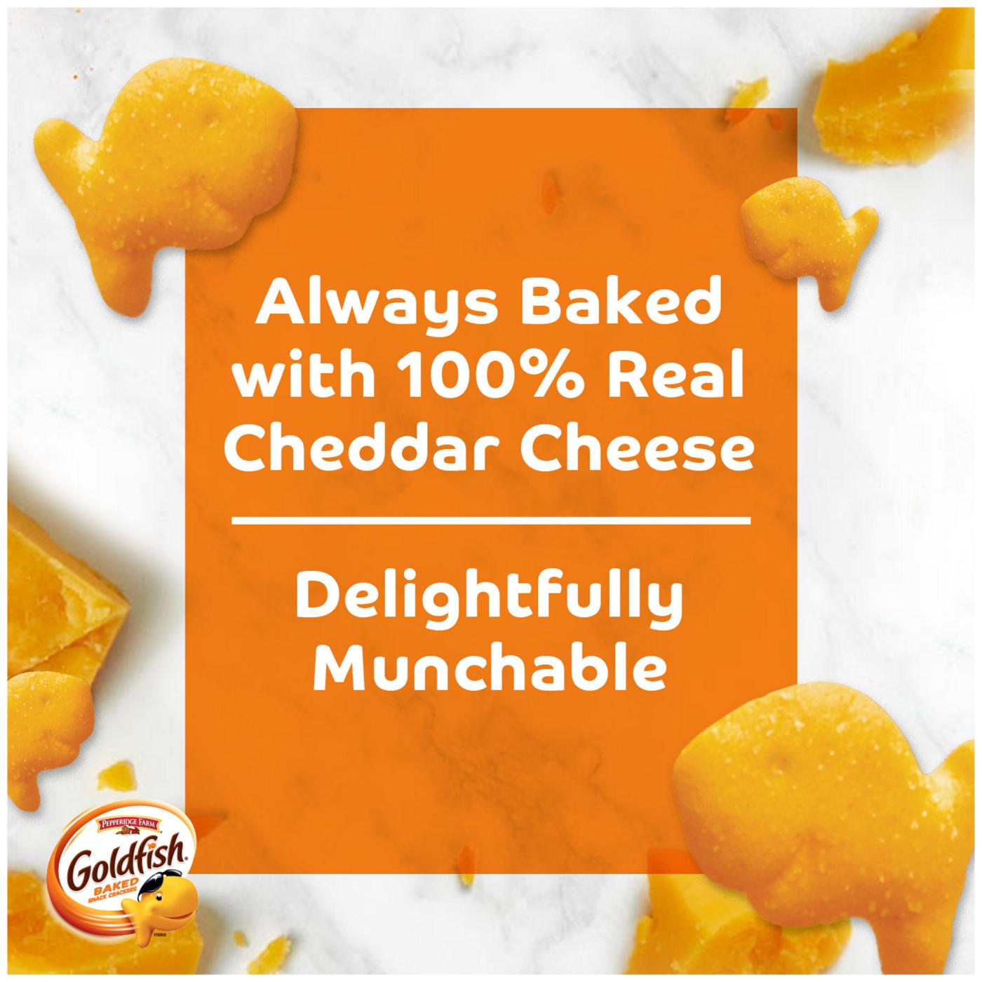 Goldfish Baked Cheddar Crackers Multipack; image 2 of 9