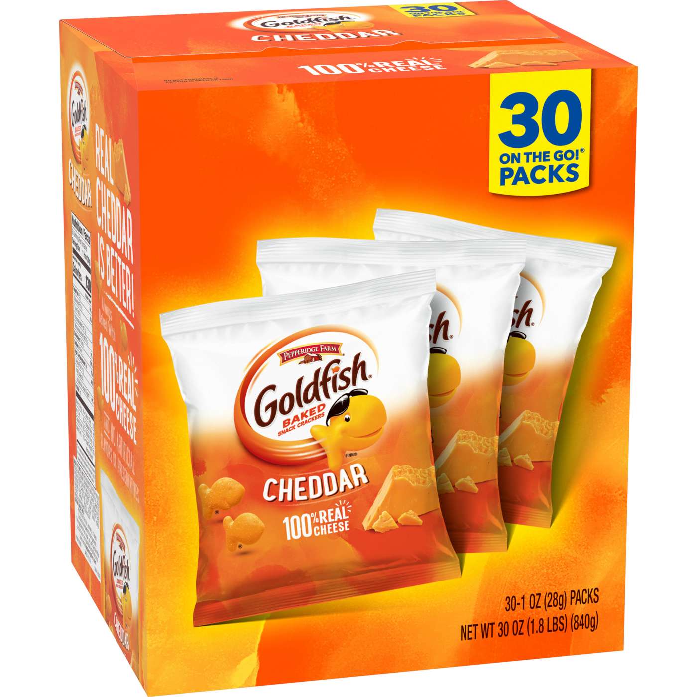 Goldfish Cheddar Crackers; image 5 of 9