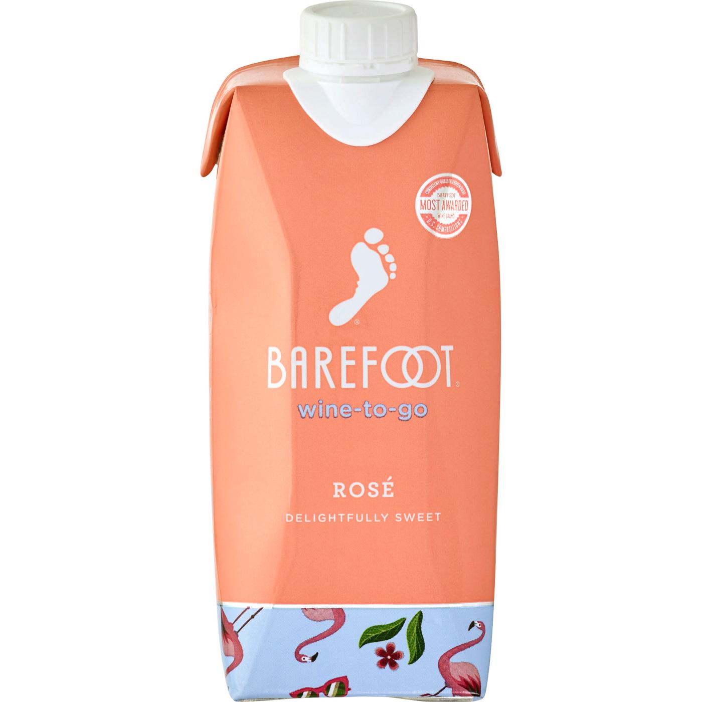 Barefoot Wine-To-Go Rose Wine Tetra; image 1 of 3