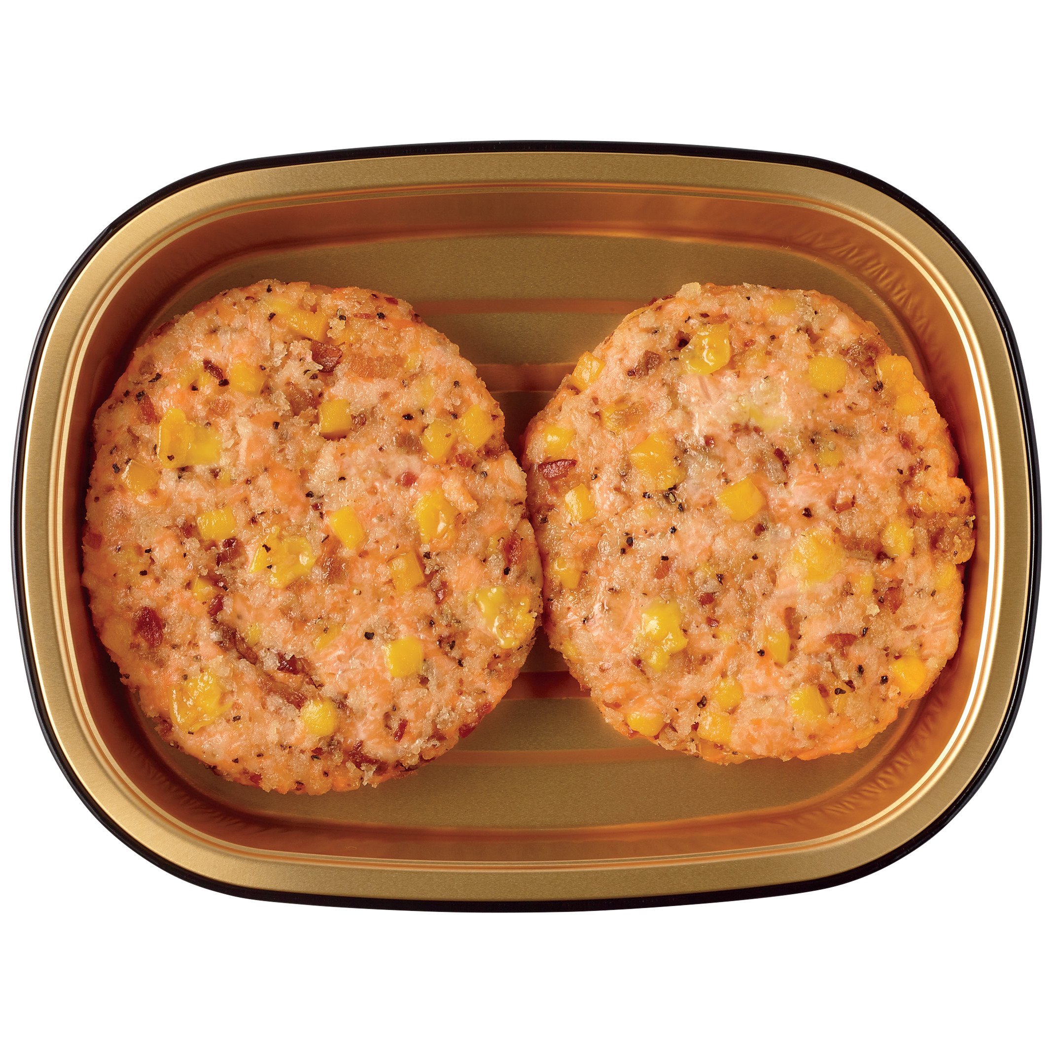 HEB Meal Simple Bacon Cheddar Atlantic Salmon Burgers Shop Entrees