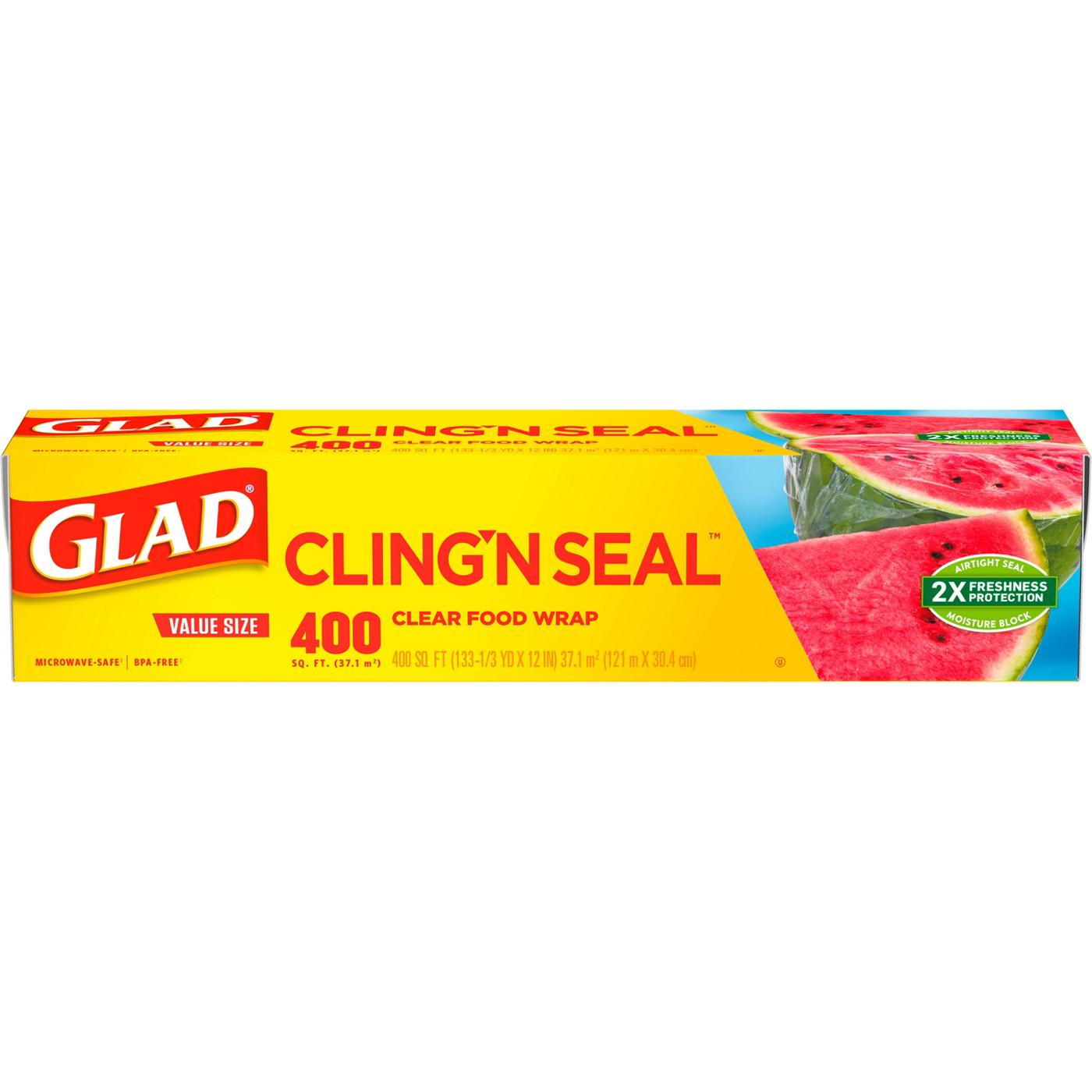 Glad Cling'N Seal Plastic Food Wrap; image 5 of 11