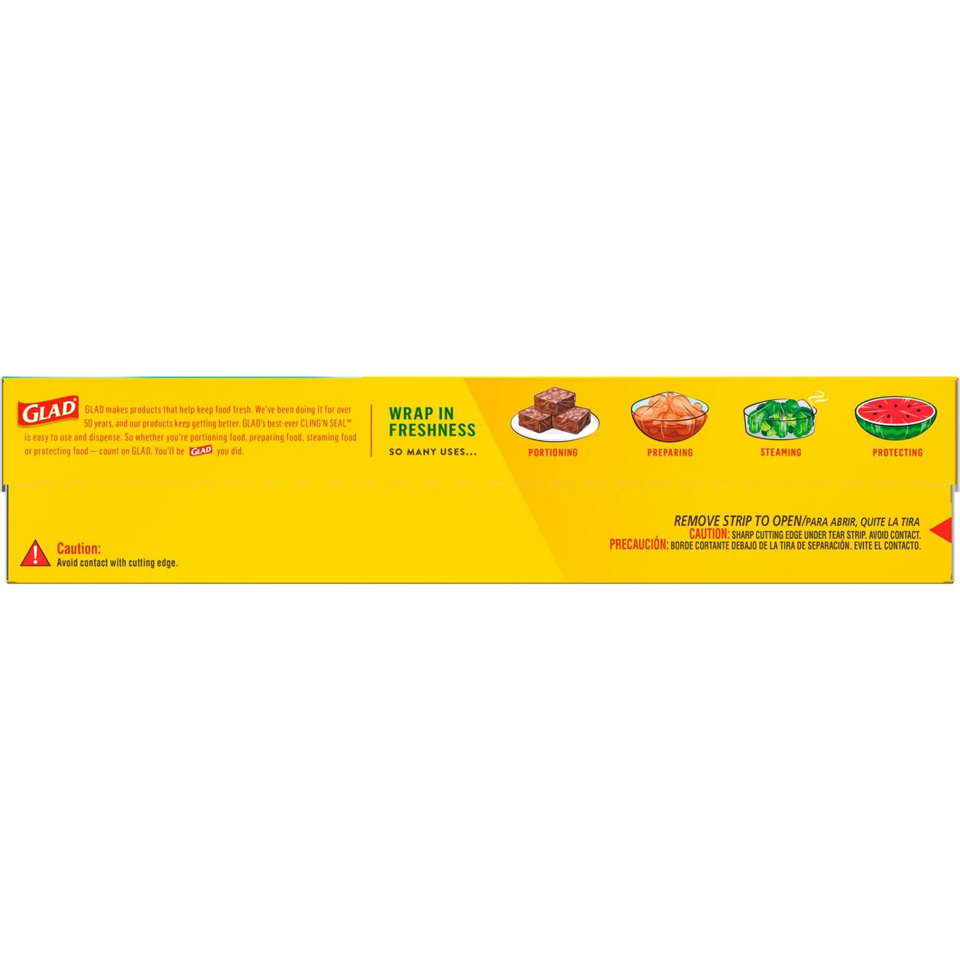 Glad Cling'N Seal Plastic Food Wrap; image 6 of 11