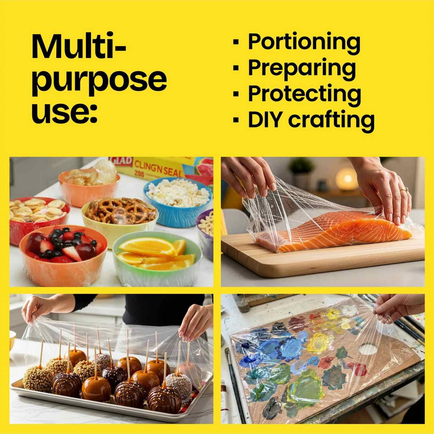 Glad Cling'N Seal Plastic Food Wrap; image 8 of 11