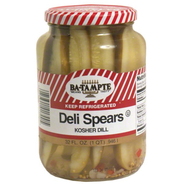 BaTampte Kosher Deli Spears Kosher Dill Shop Pickles & cucumber at HEB