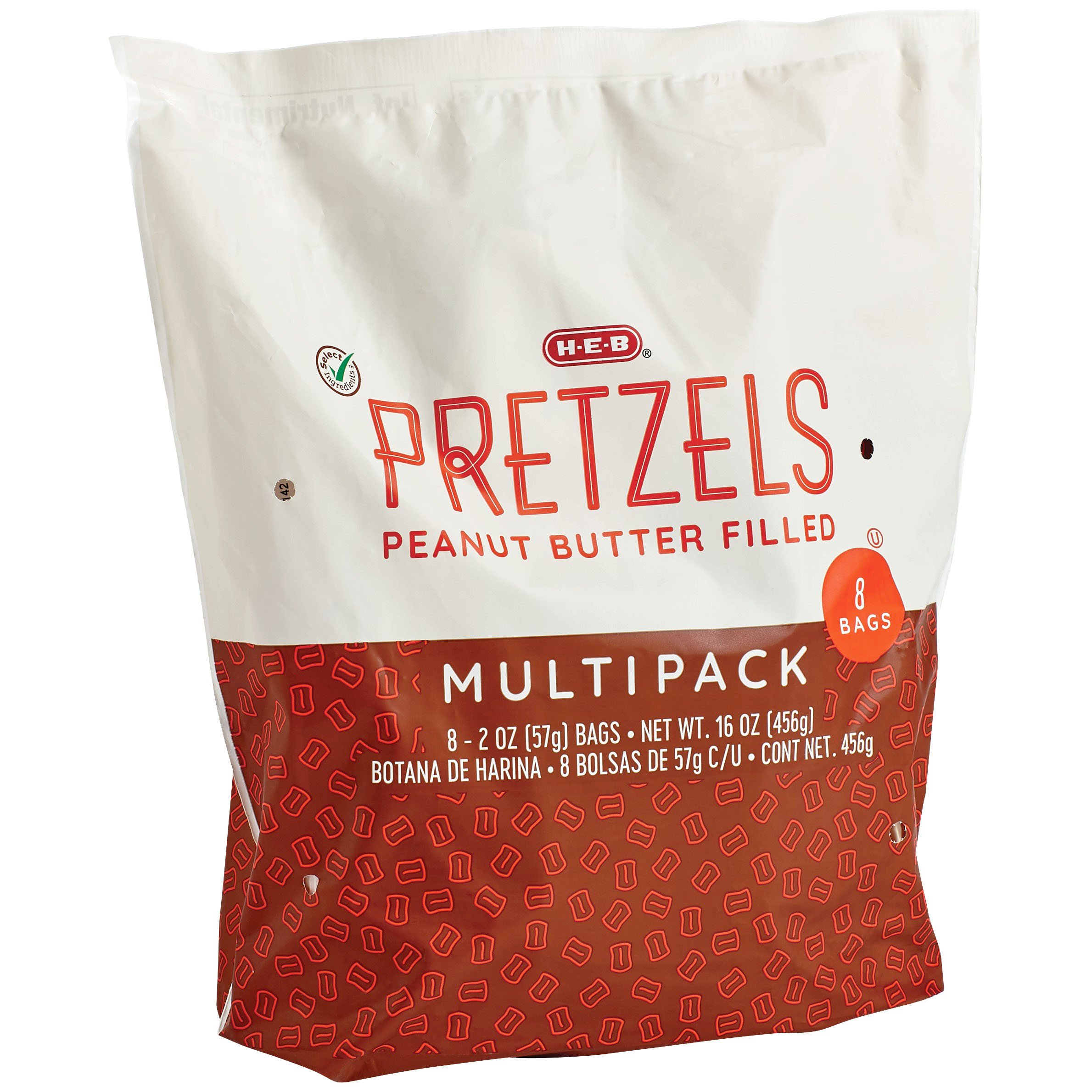 HEB Peanut Butter Filled Pretzels Multipack Shop Chips at HEB