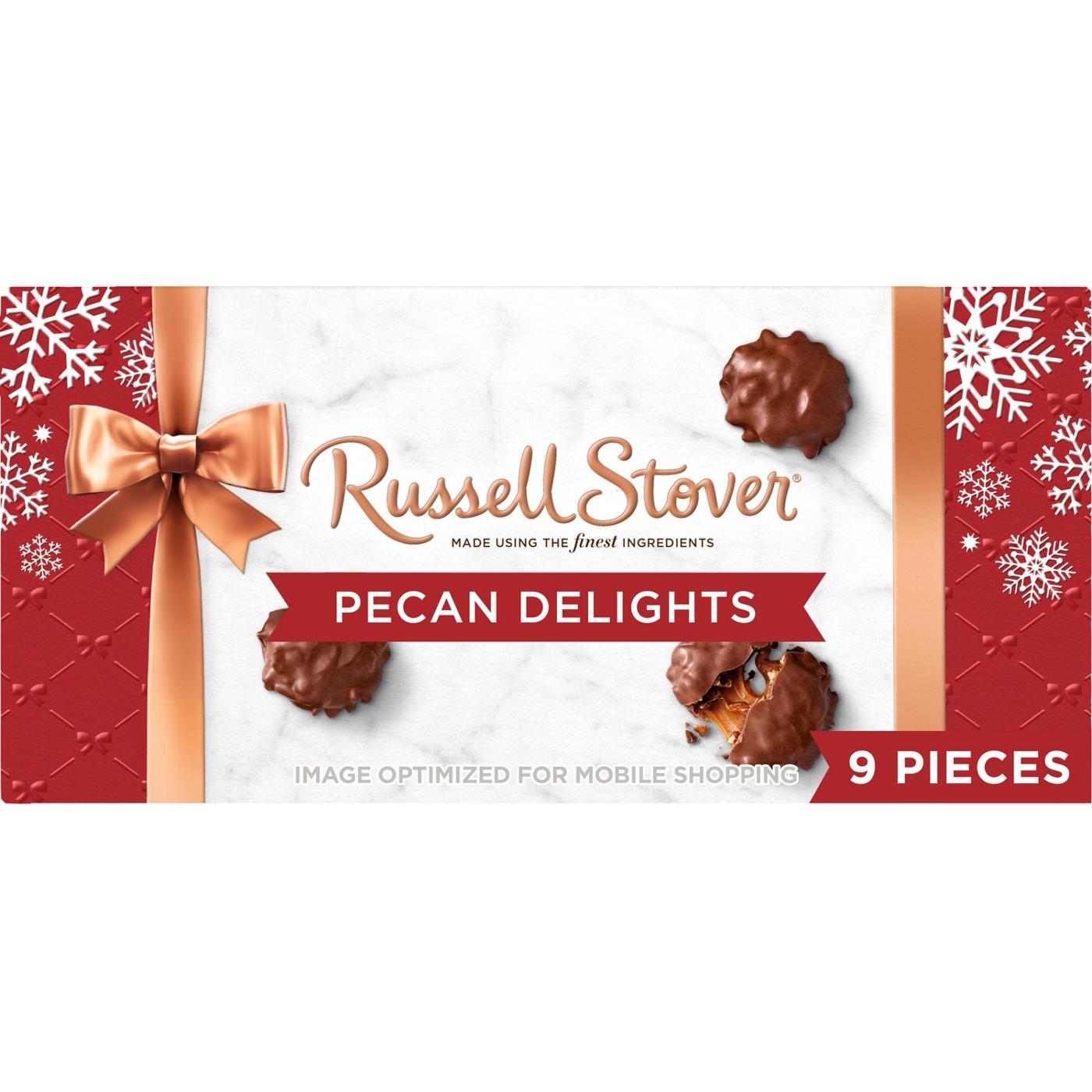 Russell Stover Peacan Delights Christmas Gift Box, 9 pc; image 1 of 2