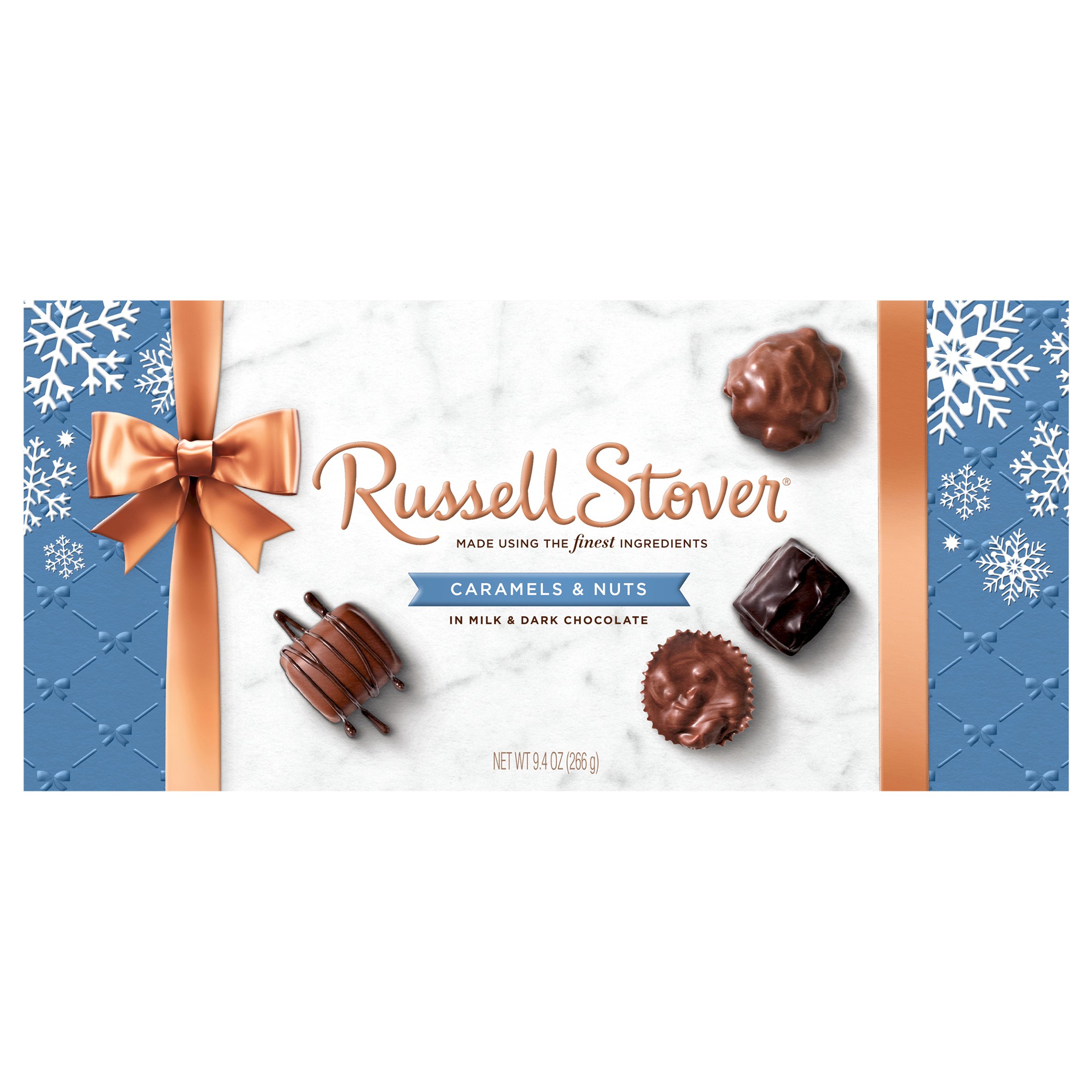 Russell Stover Caramel & Nuts Holiday Gift Box Shop Candy at HEB