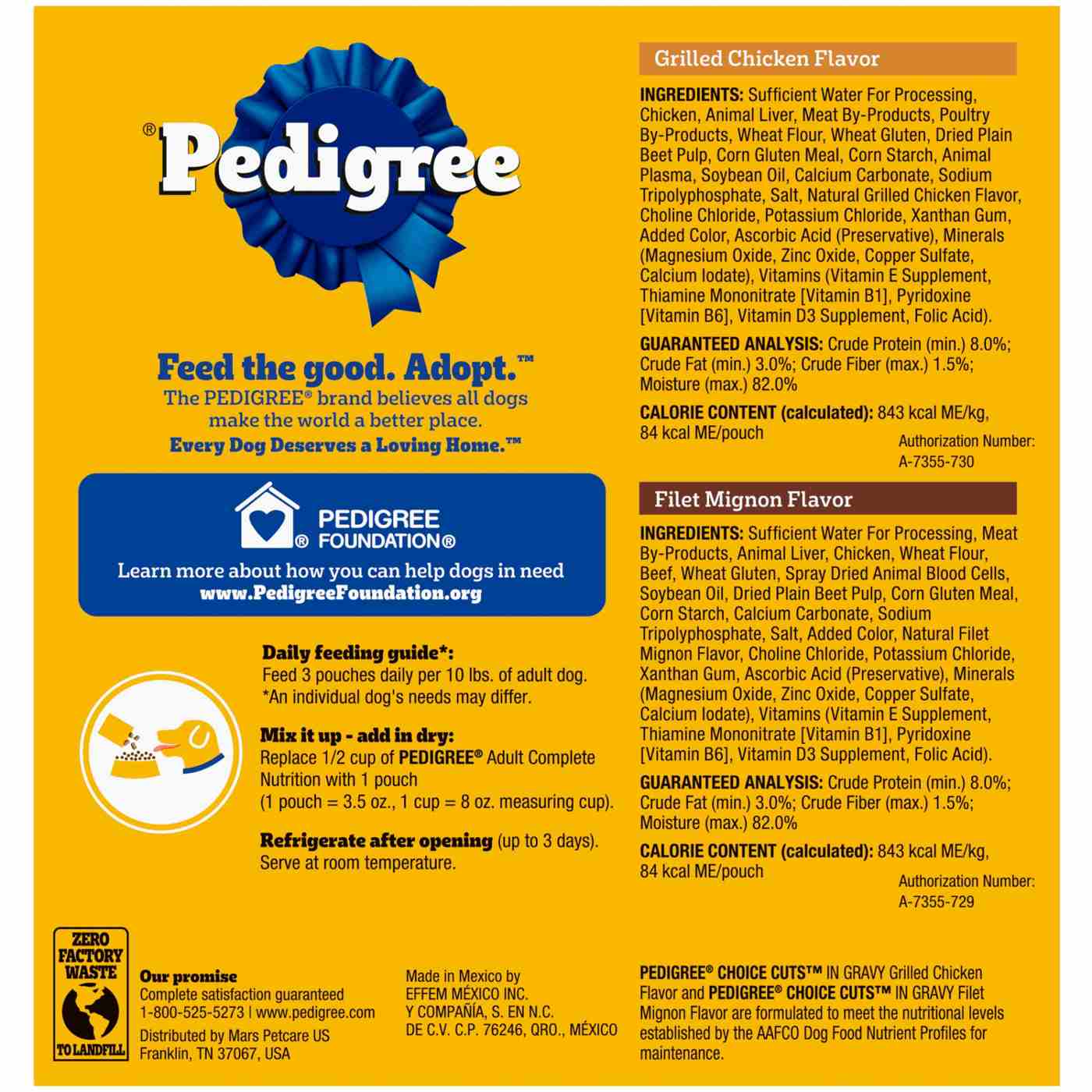 Pedigree Filet Mignon Grilled Chicken Wet Dog Food Variety Pack; image 4 of 5