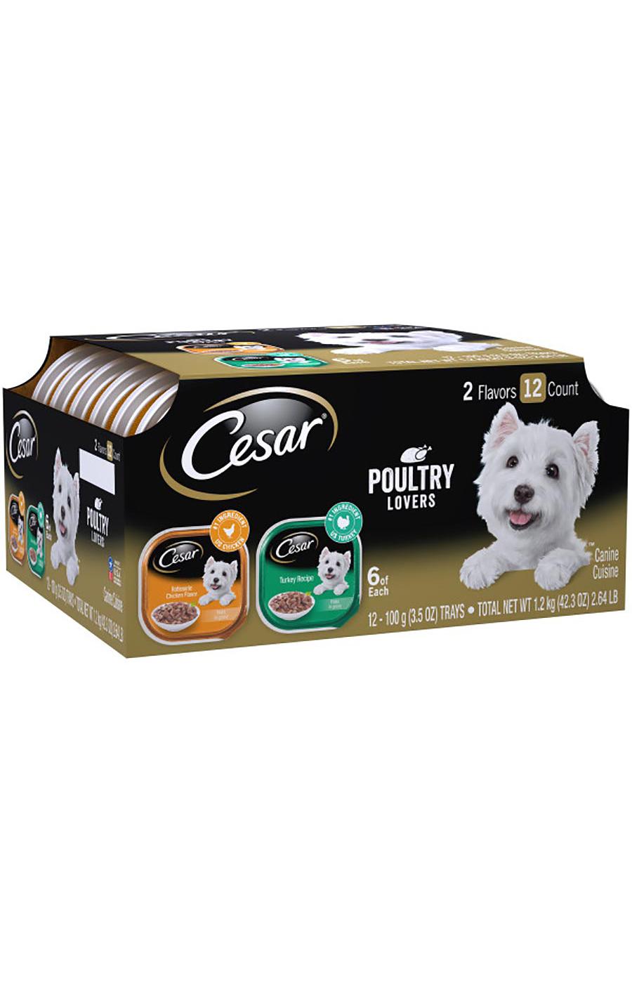 Cesar Poultry Lovers Wet Dog Food Multipack; image 1 of 4