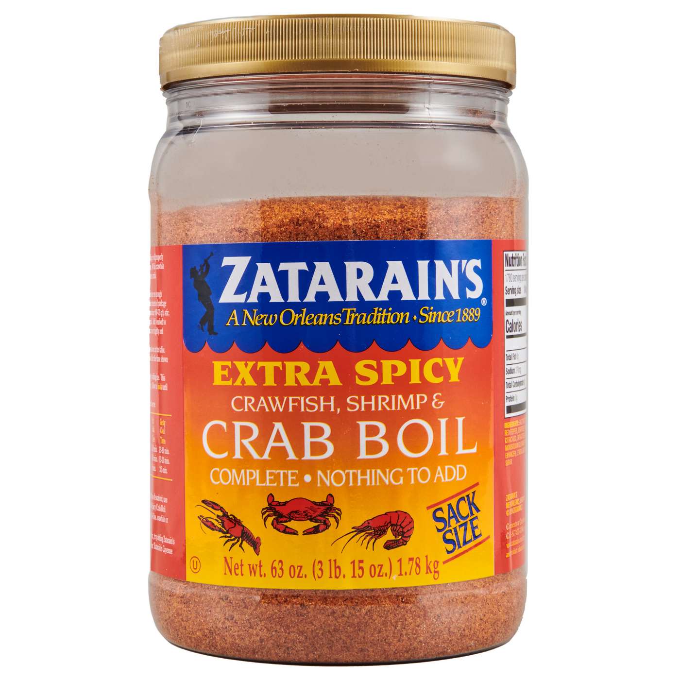 Zatarain's Extra Spicy Crawfish Shrimp & Crab Boil Sack Size; image 1 of 6