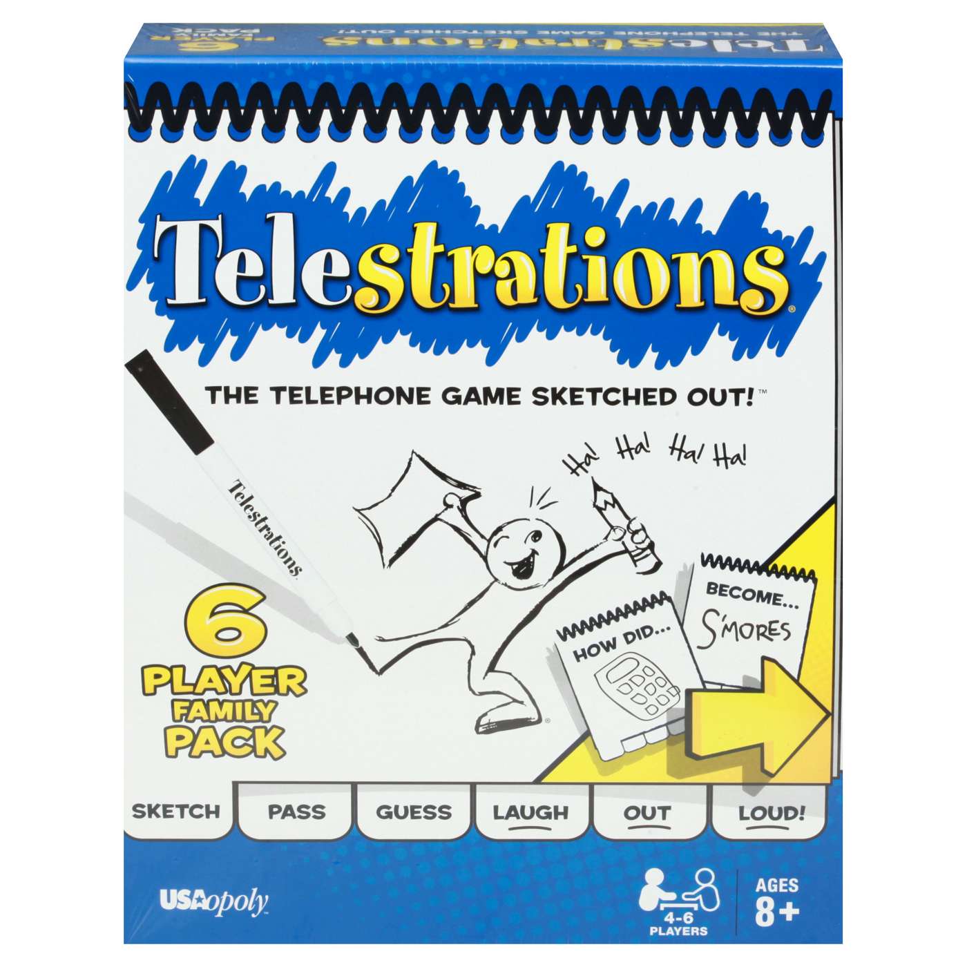 Telestrations Party Game - 6 Player; image 1 of 2