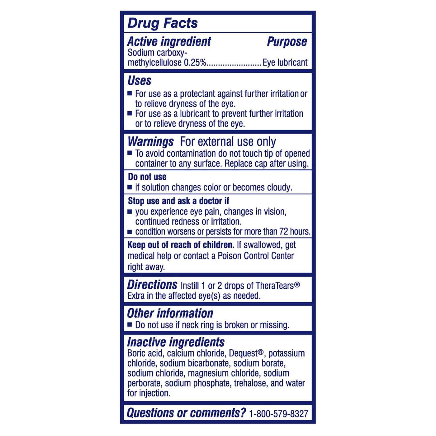 TheraTears Extra Dry Eye Drops, Twin Pack; image 5 of 5