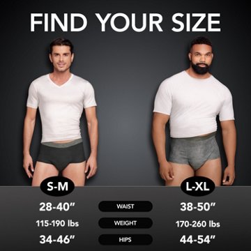 Depend Real Fit Incontinence Disposable Underwear - L/XL, 20 ct