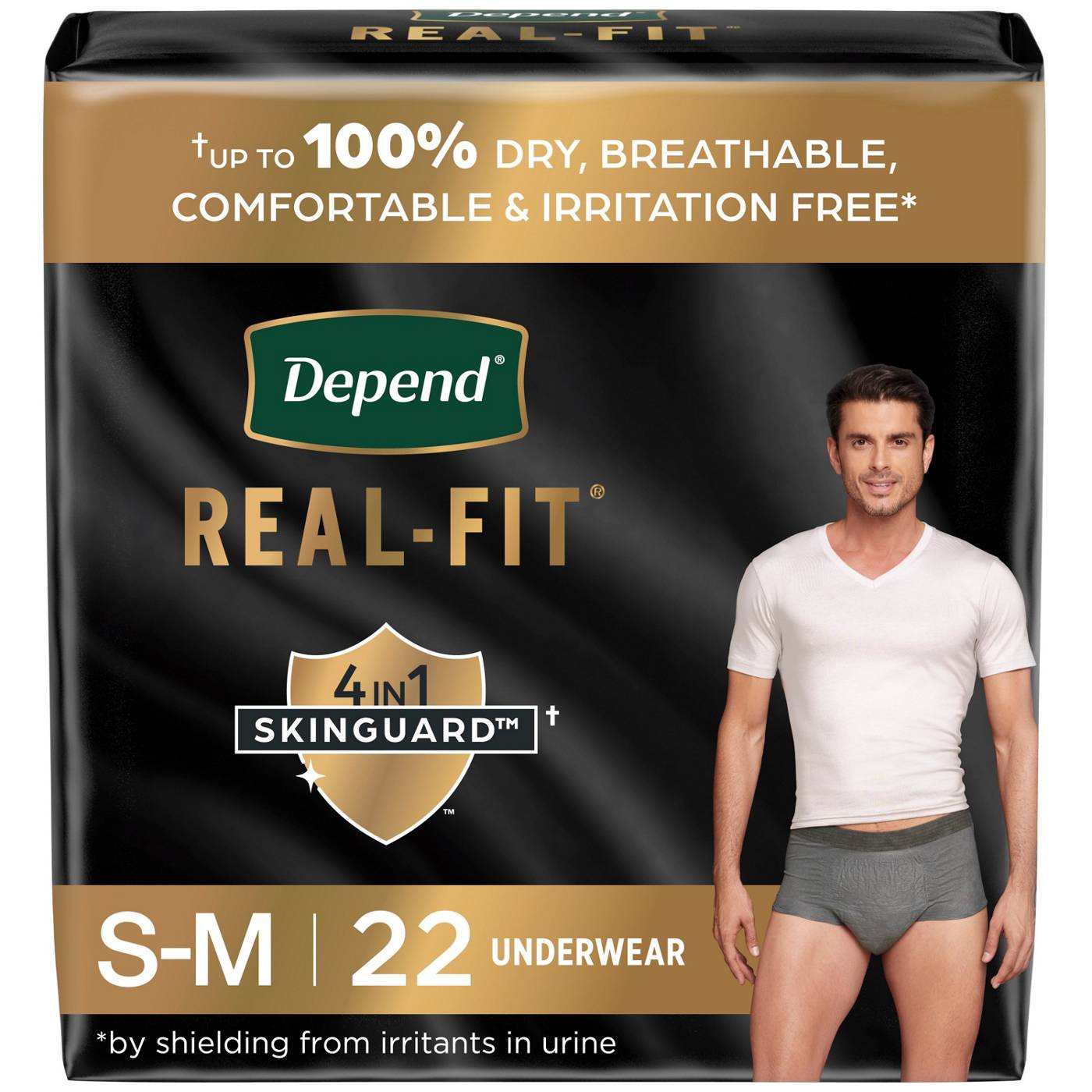 Depend Real Fit Incontinence Disposable Underwear - S/M - Shop