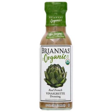 Briannas Organic Real French Vinaigrette Dressing, 10 oz