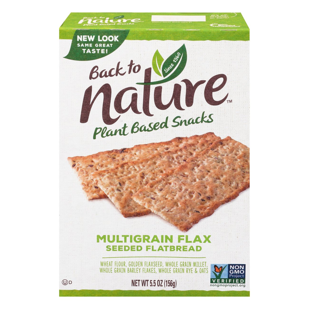 Back To Nature Multigrain Flax Seeded Flatbread Crackers Shop Cookies