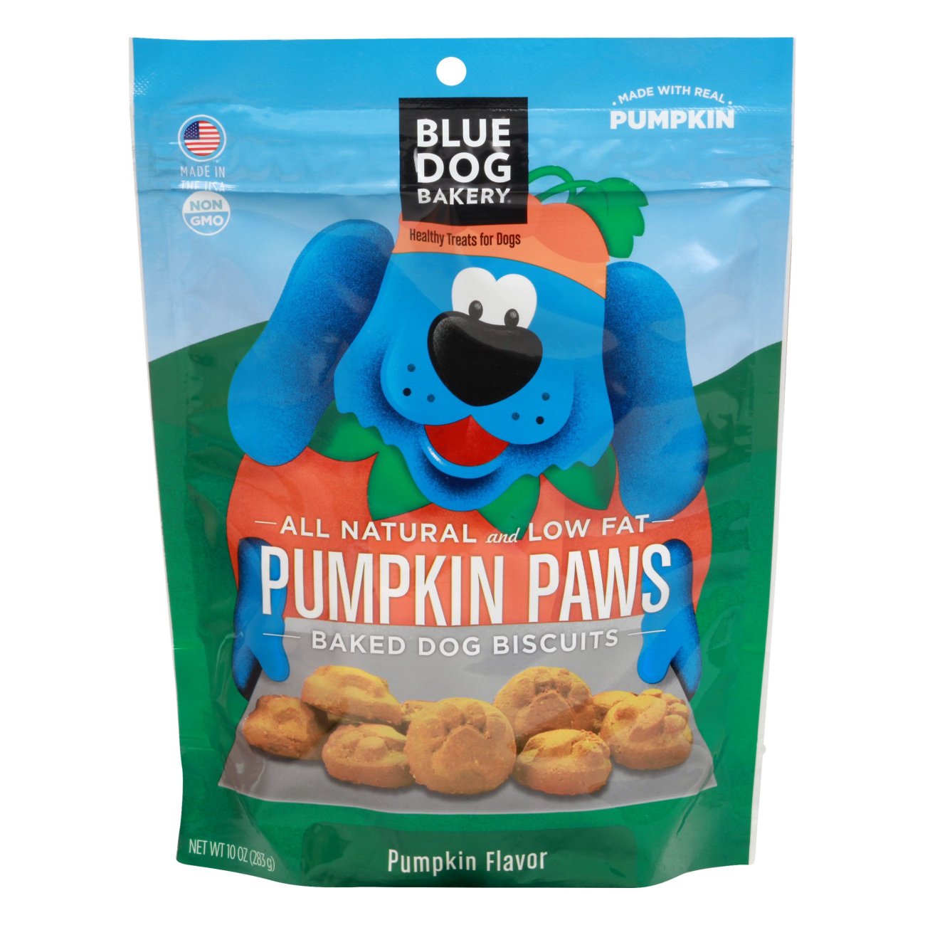 Blue Dog Bakery Pumpkin Paws Baked Dog Biscuits Shop Dogs at HEB