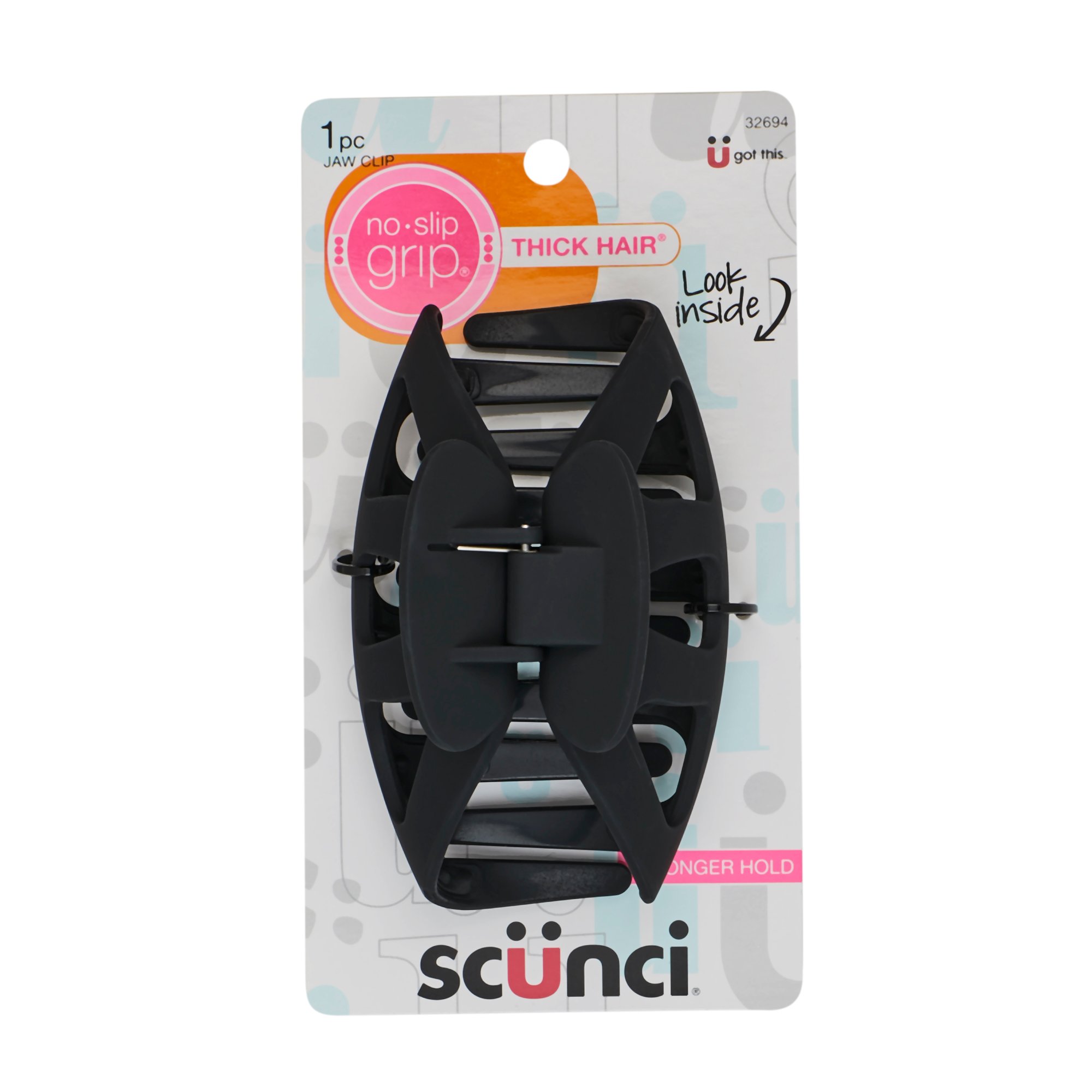 Scunci No-Slip Grip Thick Jaw Clip - Shop Hair accessories at H-E-B