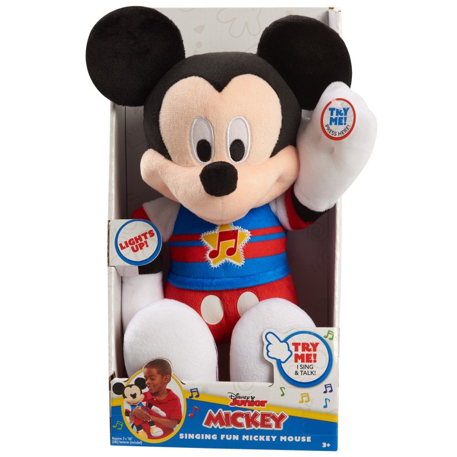 disney junior singing fun mickey plush