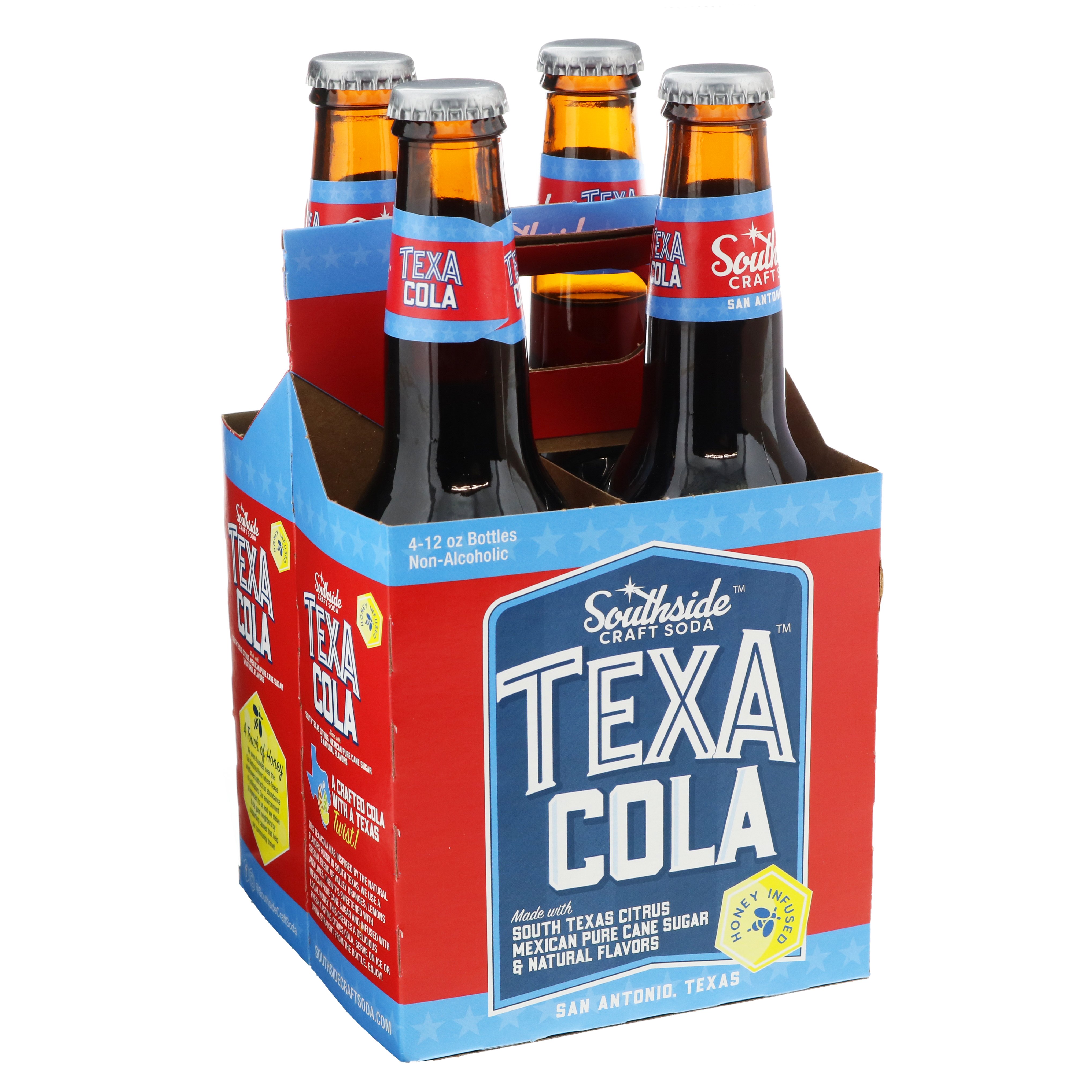 Southside Craft Soda Texa Cola 12 oz Bottles Shop Soda at HEB