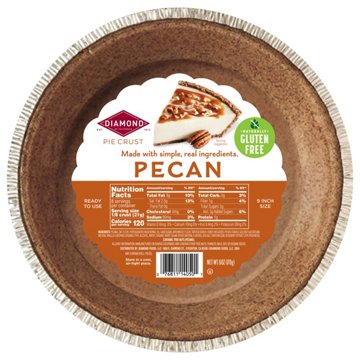 Diamond of California Pecan Pie Crust, 6 oz