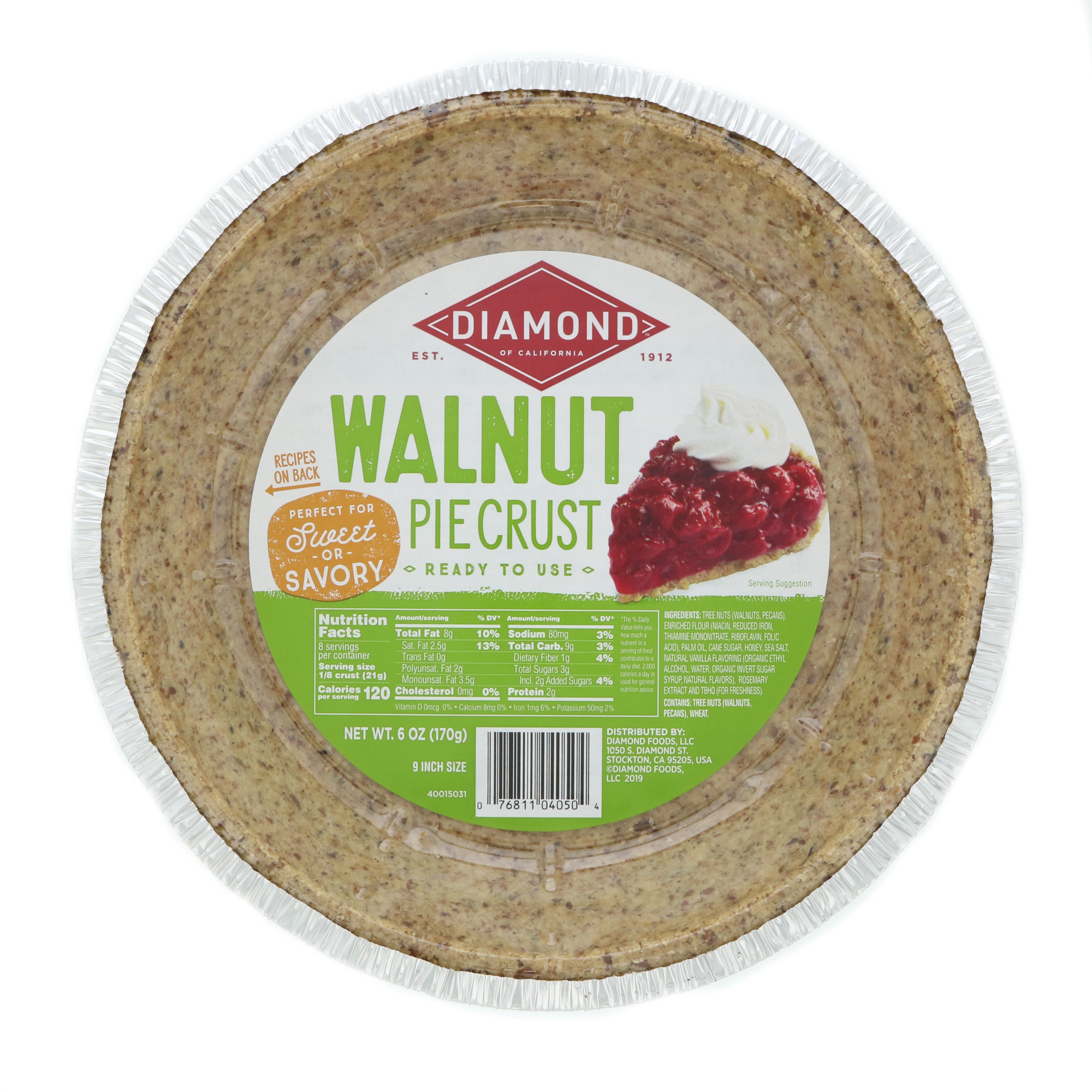 Diamond of California Walnut Pie Crust Shop Pie crusts at HEB