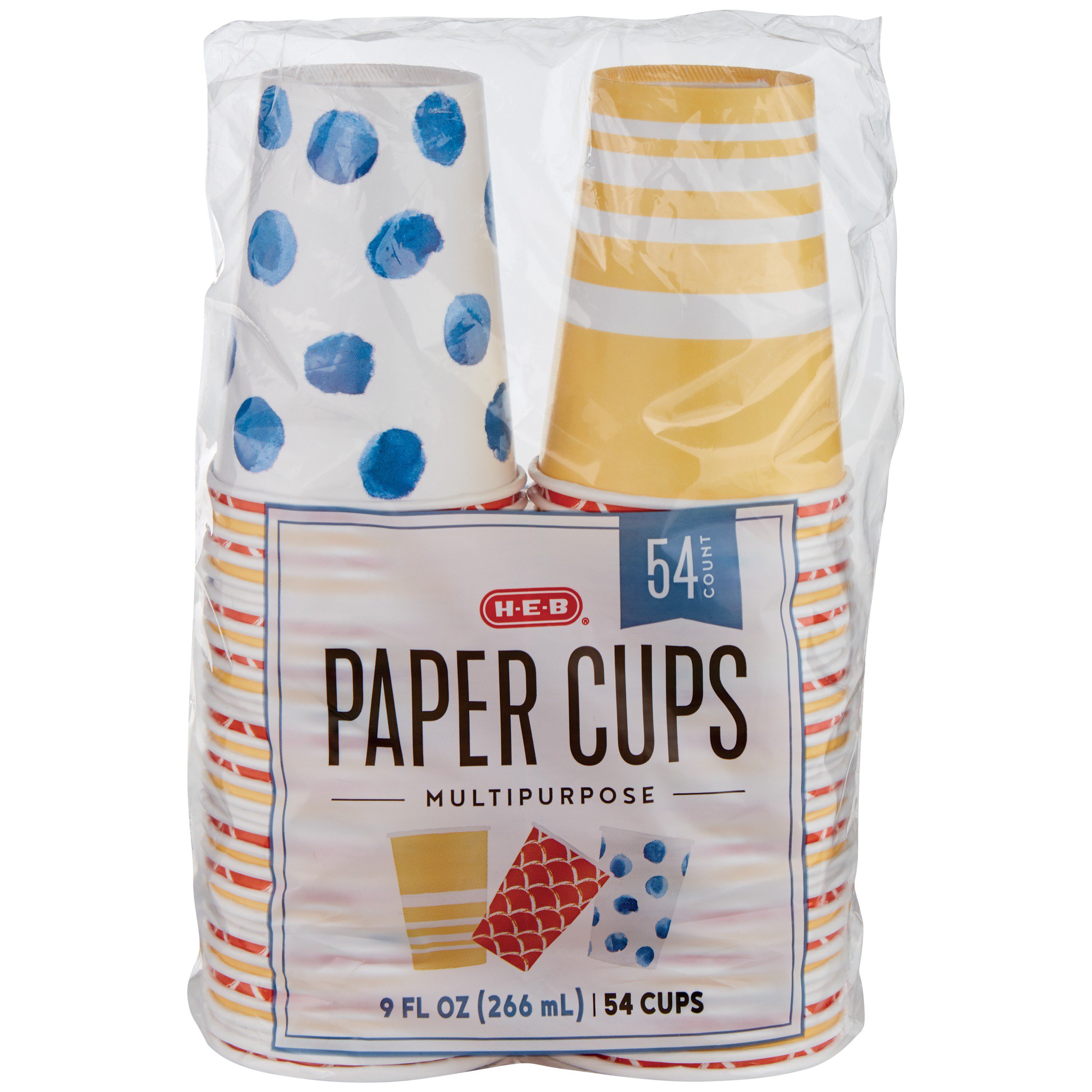 HEB 9 oz Multipurpose Paper Cups Shop Drinkware at HEB