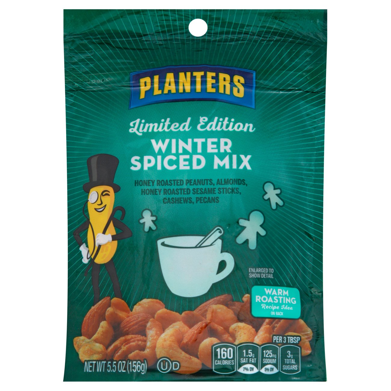Planters Winter Spiced Nut Mix Shop Nuts & Seeds at HEB