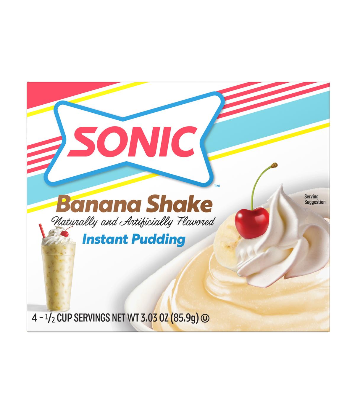Sonic Pudding - Banana Shake; image 1 of 2
