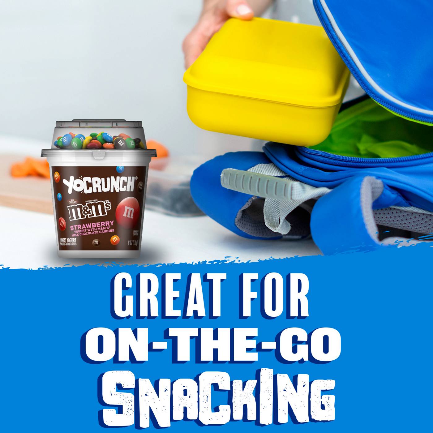 YoCrunch Lowfat Strawberry With M&Ms And Oreo Variety Pack Yogurt, 4 oz