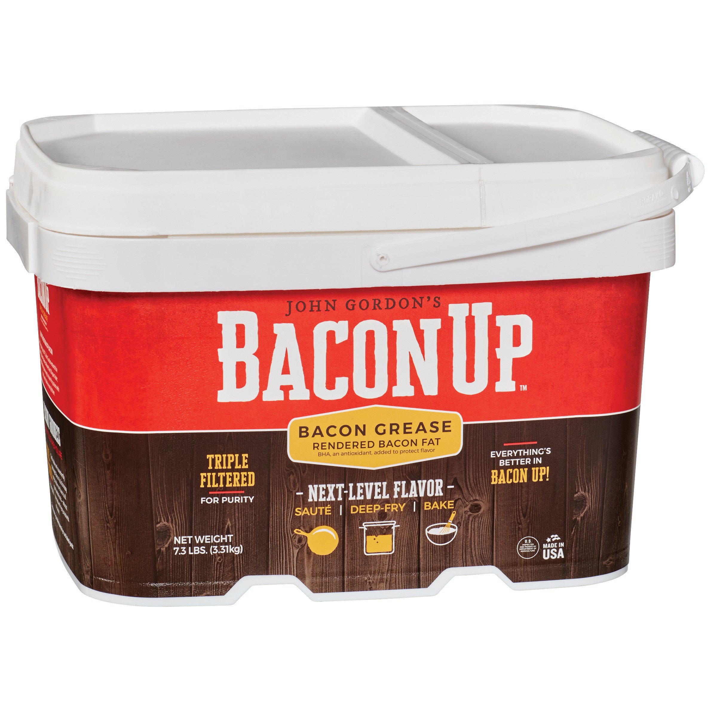 Bacon Up Bacon Grease Rendered Bacon Fat Shop Oils at HEB