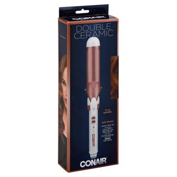Conair Double Ceramic 1 1/2in Curling Iron Rose Gold