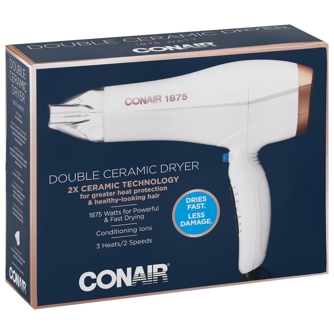 Conair 1875Watt Double Ceramic Dryer Shop Hair dryers at HEB