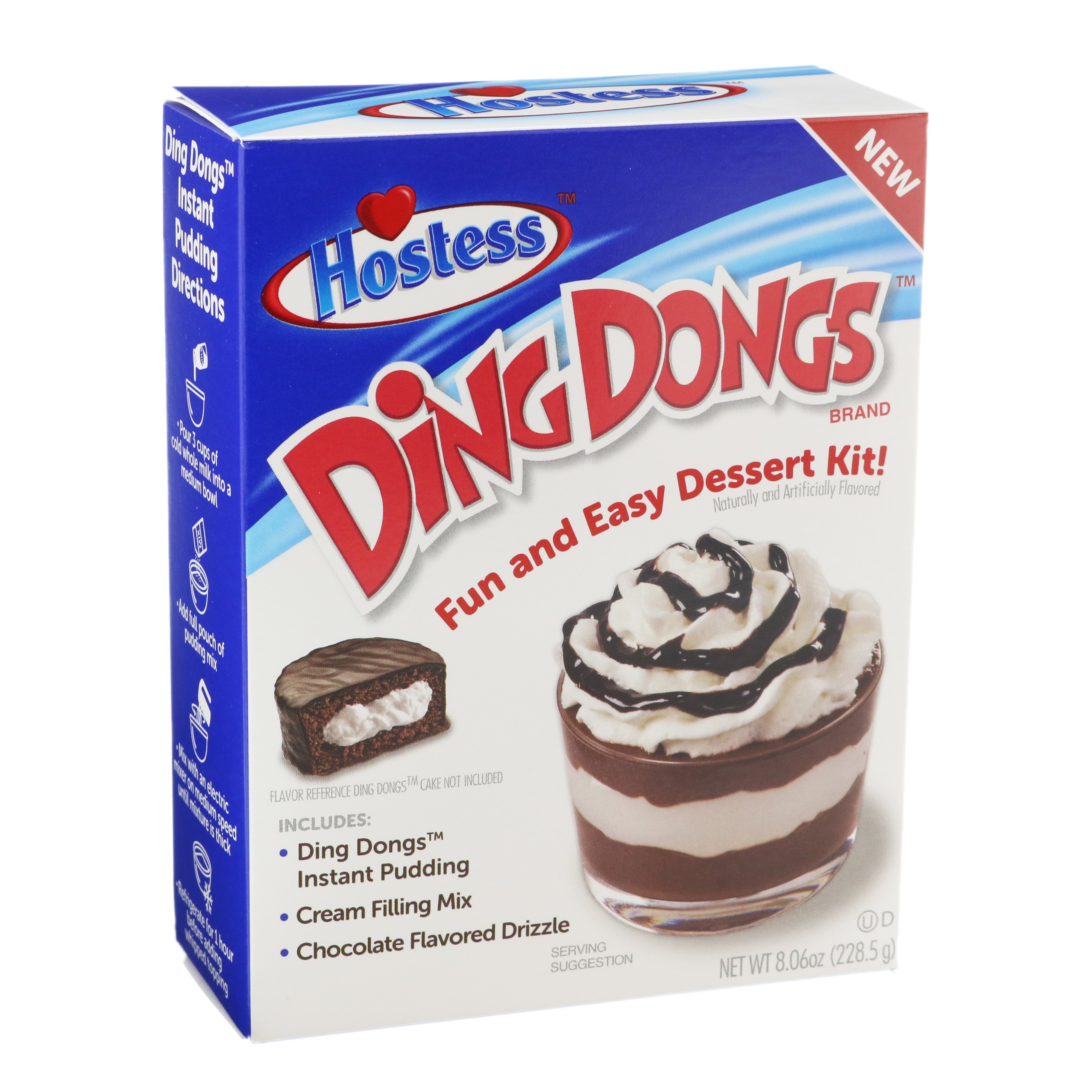 Hostess Ding Dongs Fun And Easy Dessert Kit Shop Pudding Gelatin Mix At H E B