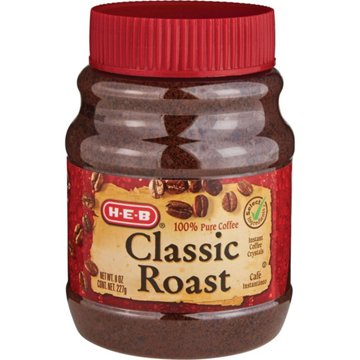 H-E-B Classic Roast Instant Coffee, 8 oz