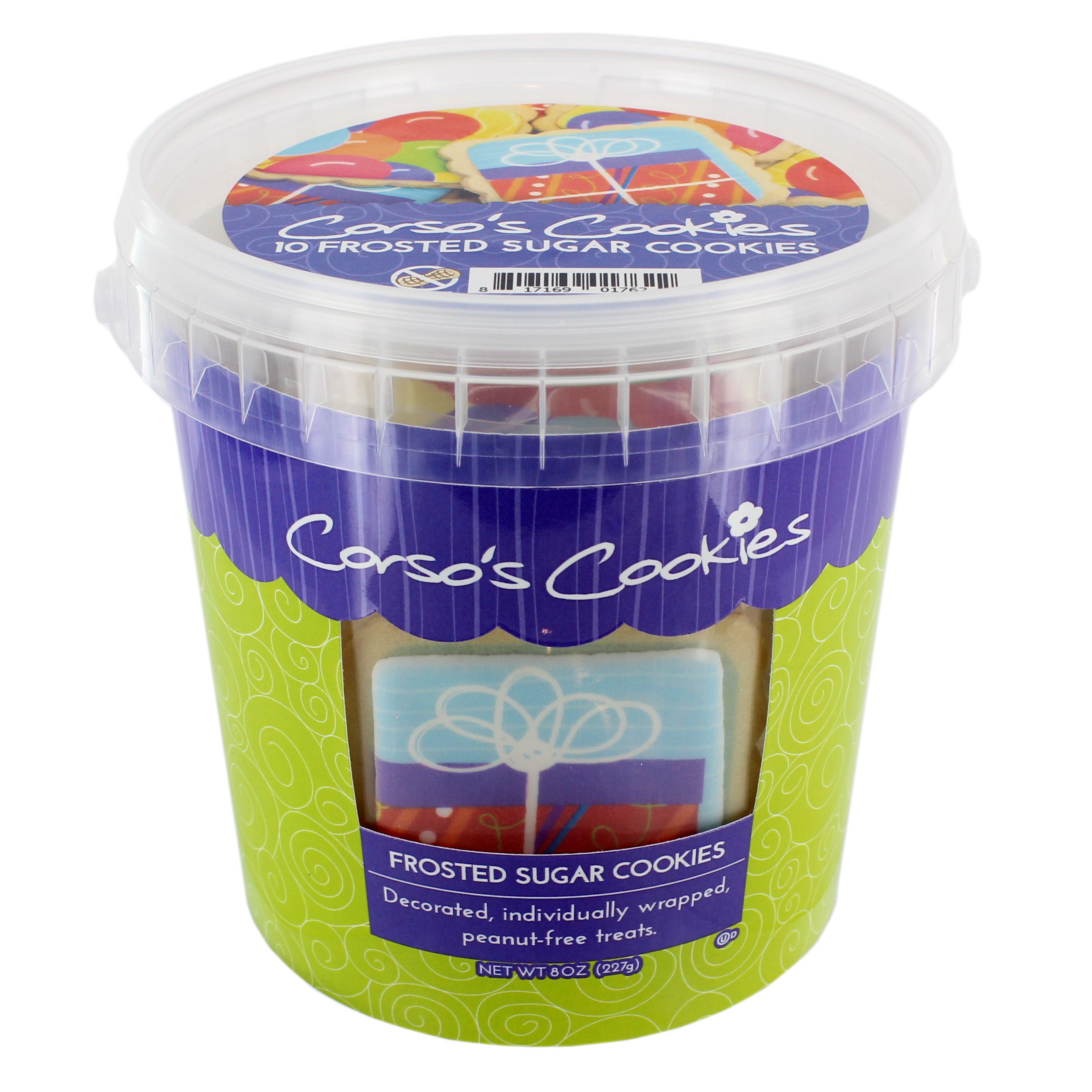 Corso's Celebration Frosted Sugar Cookies Bucket Shop Cookies at HEB