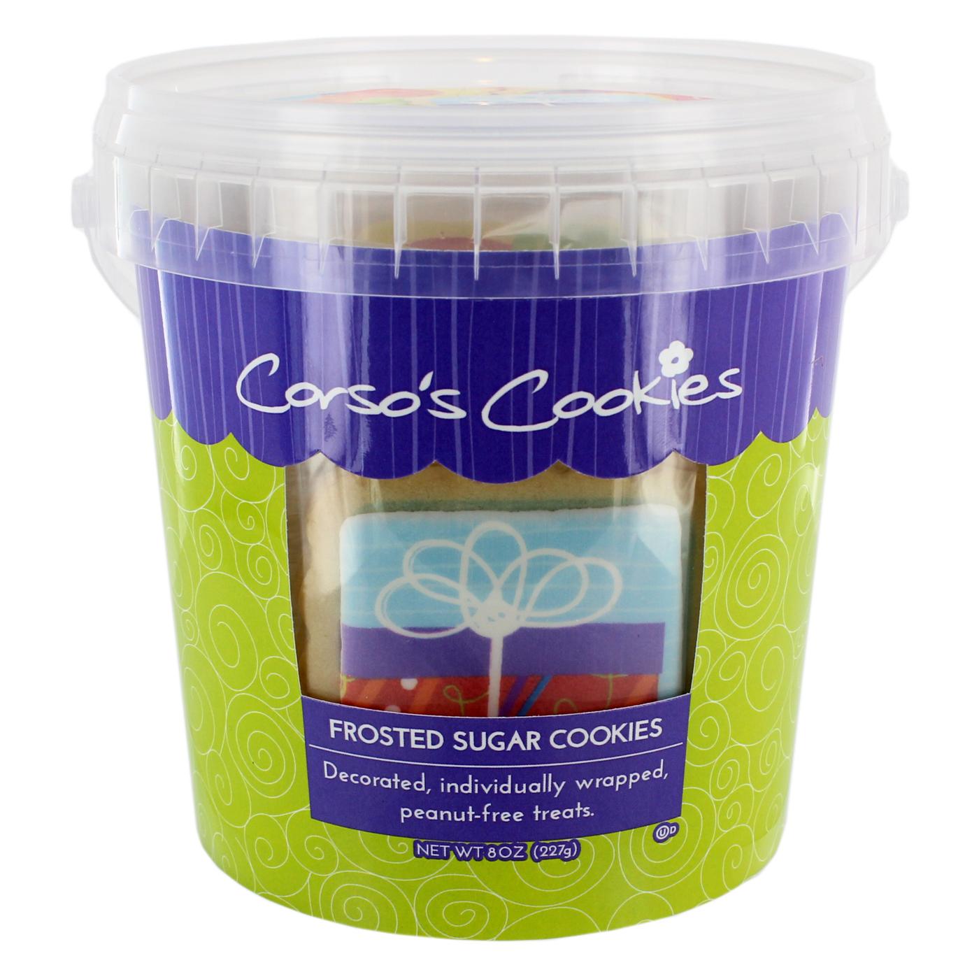 Corso's Celebration Frosted Sugar Cookies Bucket - Shop Cookies at H-E-B