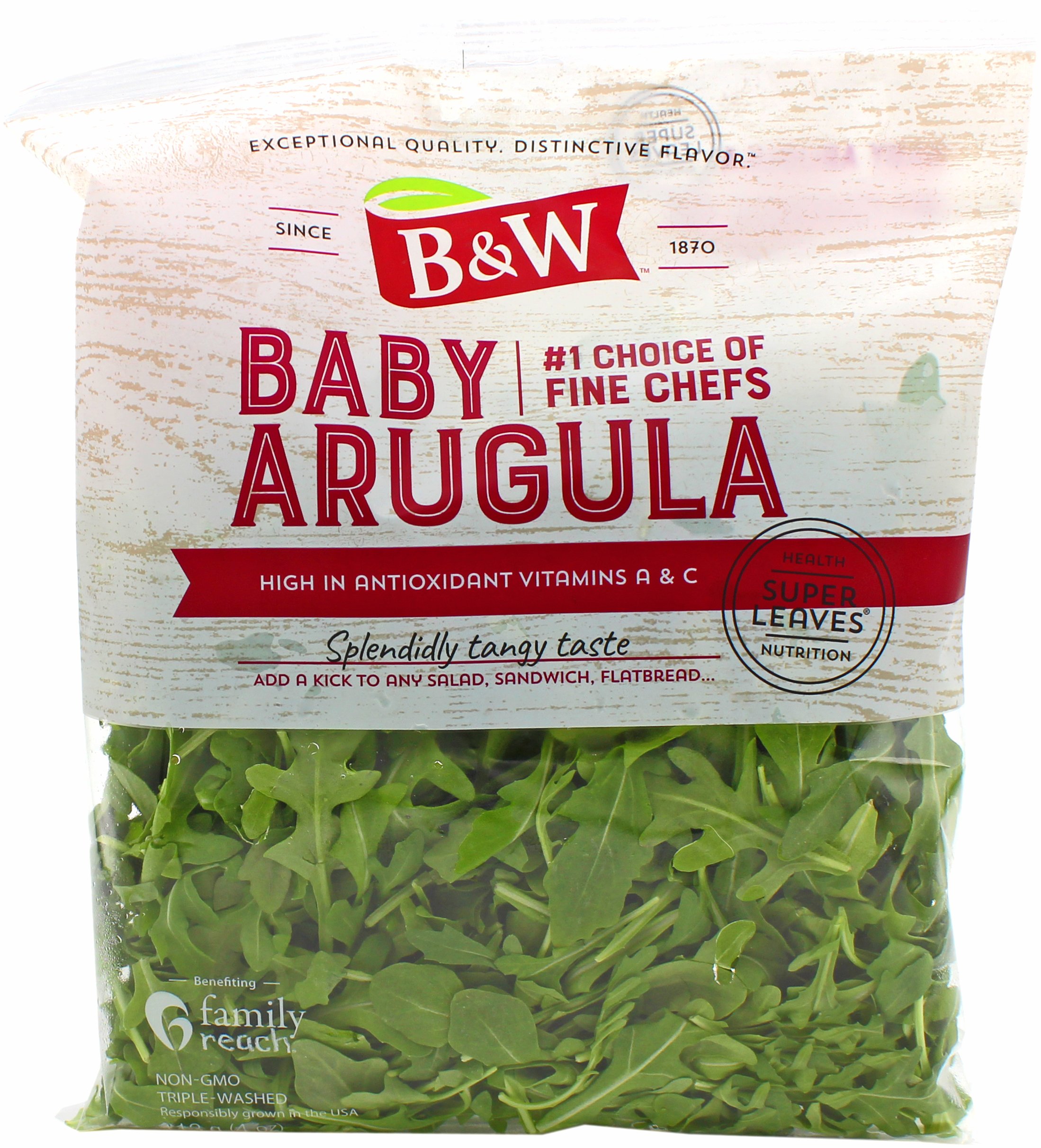 B&W Fresh Baby Arugula , 4 oz