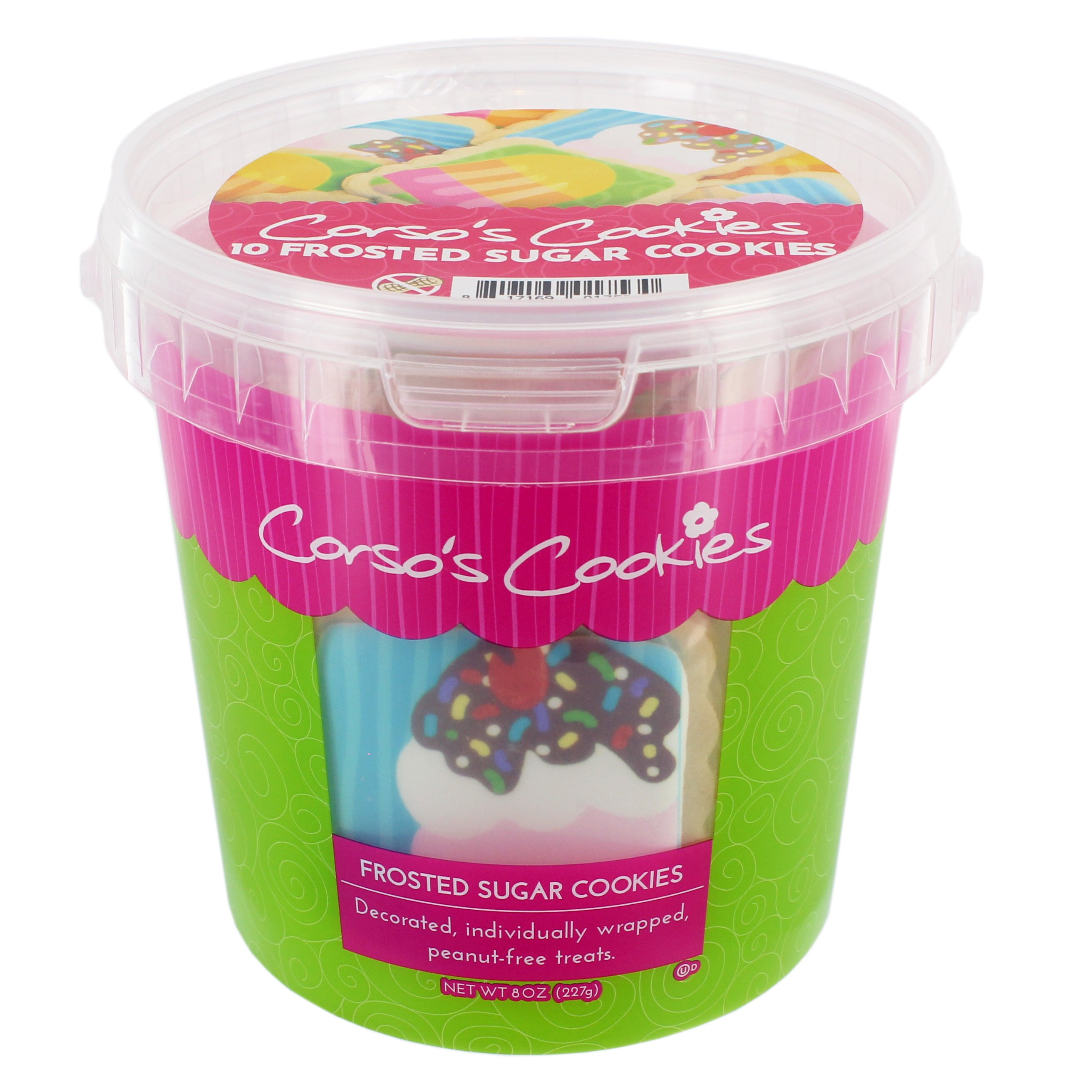 Corso's Sweet Summer Frosted Sugar Cookies Bucket - Shop Cookies at H-E-B