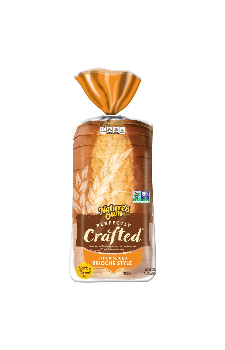 Nature's Own Perfectly Crafted Thick Sliced Brioche Style Bread; image 1 of 7