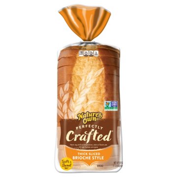 Nature's Own Perfectly Crafted Thick Sliced Brioche Style Bread, 22 oz