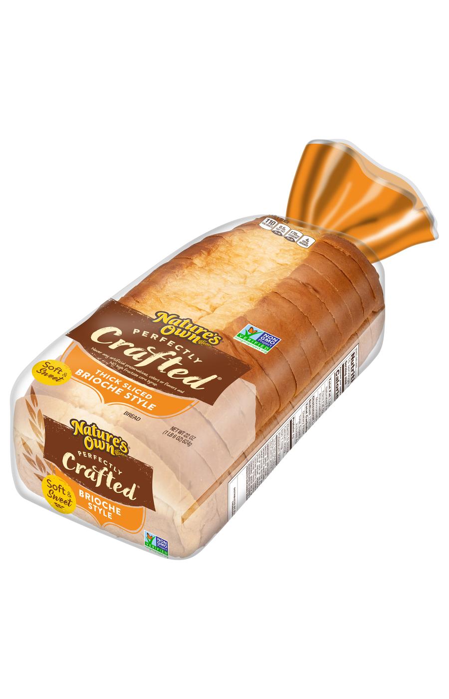 Nature's Own Perfectly Crafted Thick Sliced Brioche Style Bread; image 5 of 5