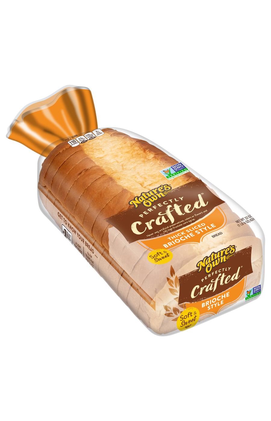 Nature's Own Perfectly Crafted Thick Sliced Brioche Style Bread; image 7 of 7