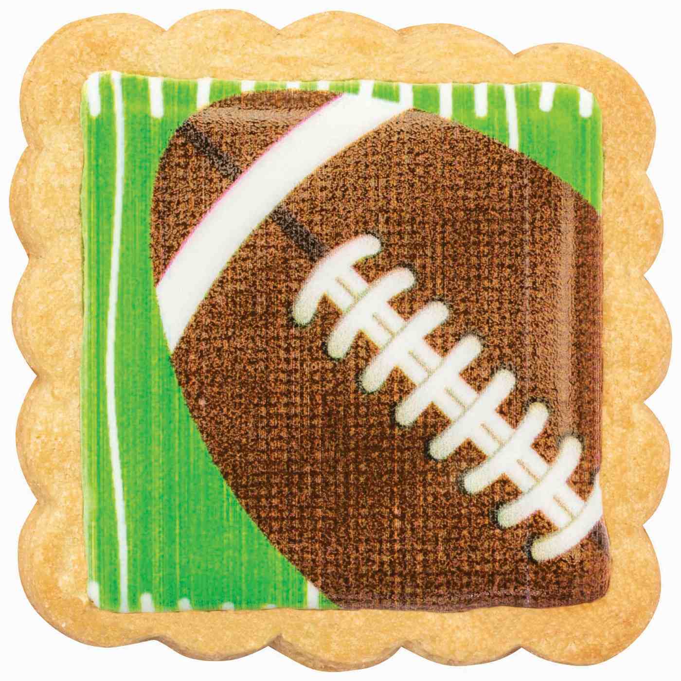 Corso's Football Frosted Sugar Cookies; image 2 of 3