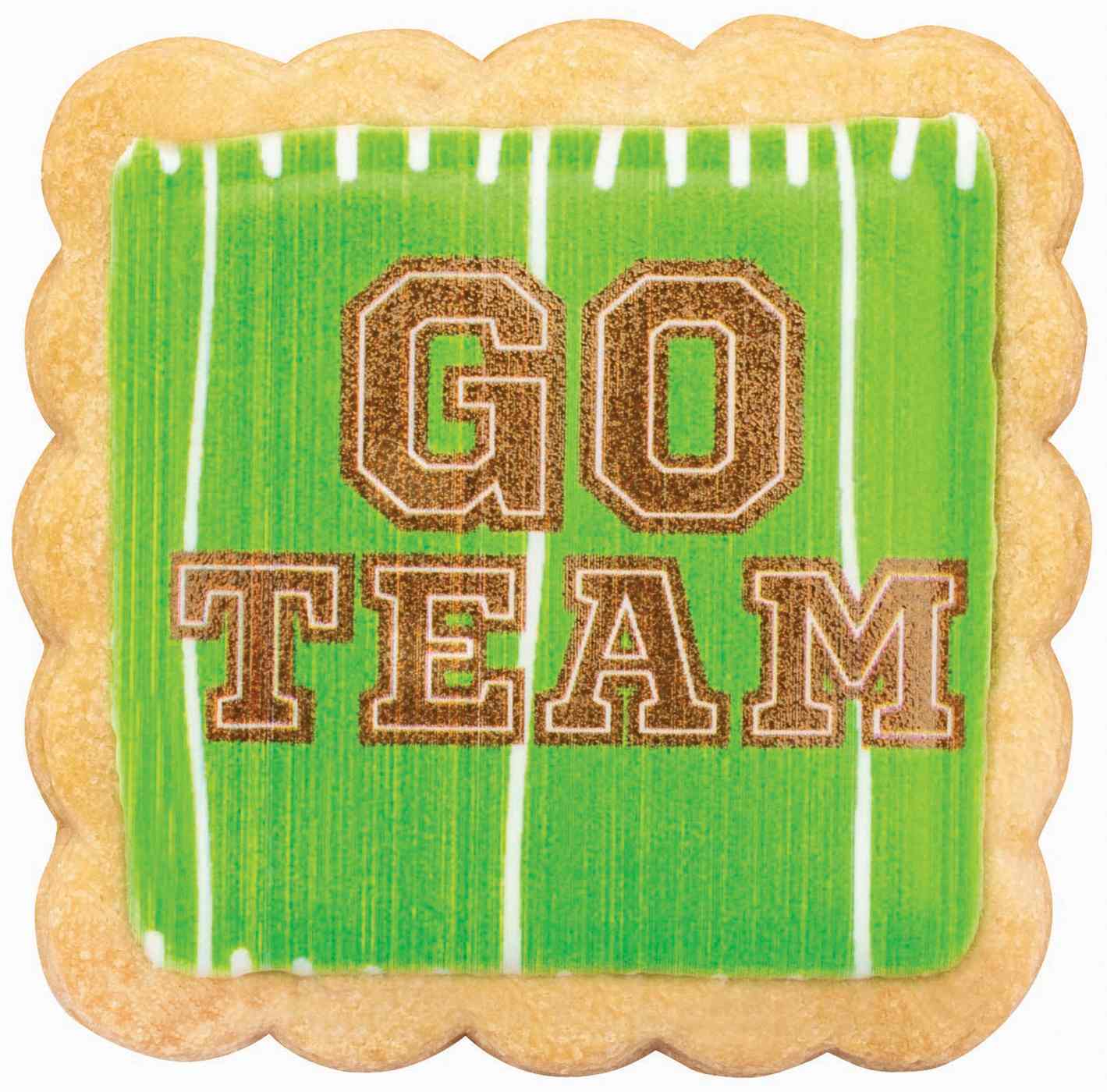 Corso's Football Frosted Sugar Cookies; image 3 of 3