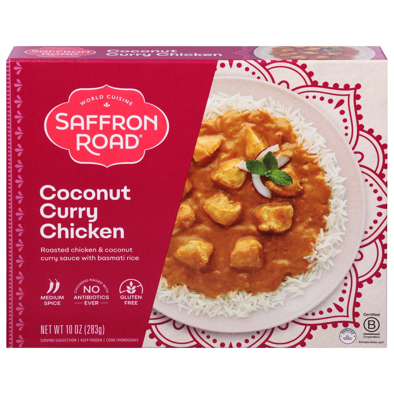 Saffron Road Coconut Curry Chicken Frozen Meal Shop Entrees & sides