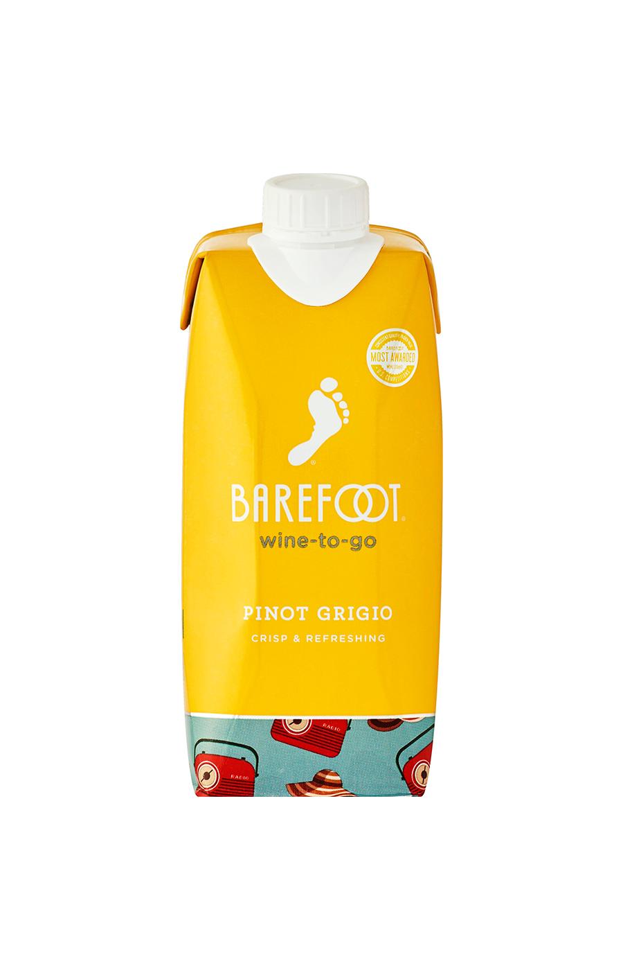 Barefoot Wine-To-Go Pinot Grigio White Wine Tetra; image 1 of 5