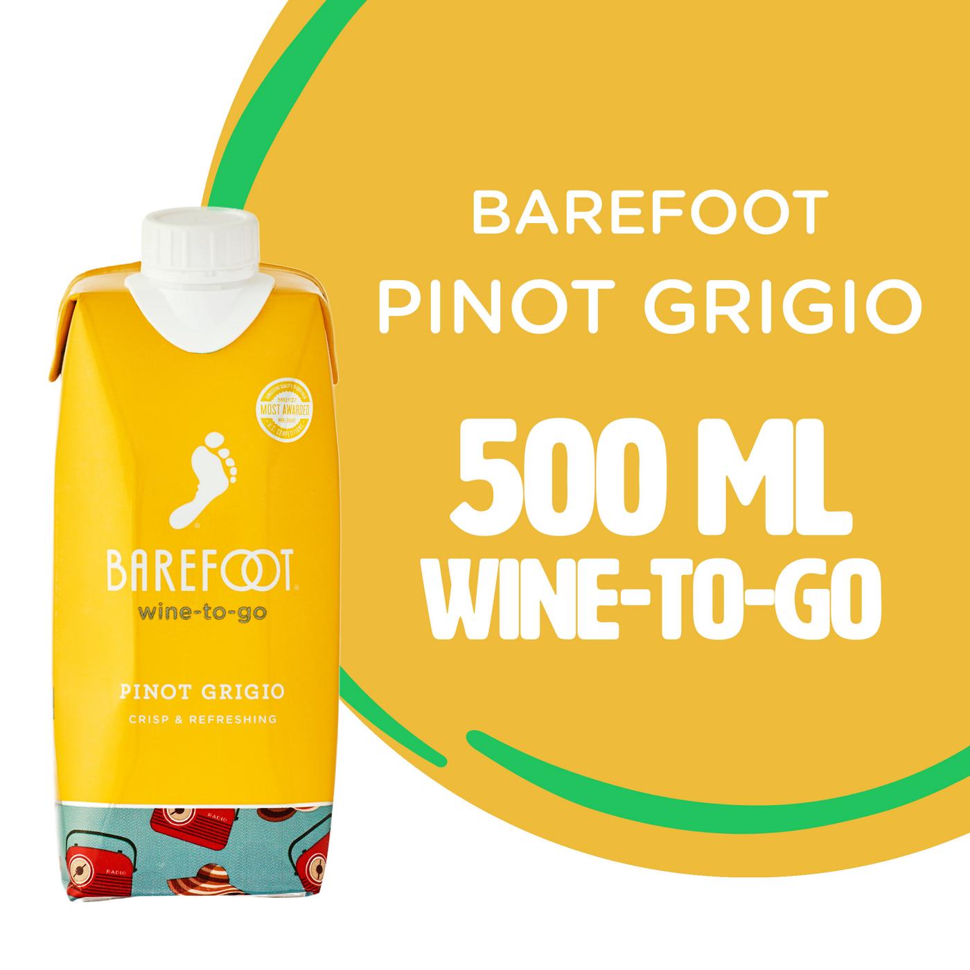 Barefoot Wine-To-Go Pinot Grigio White Wine Tetra; image 4 of 5