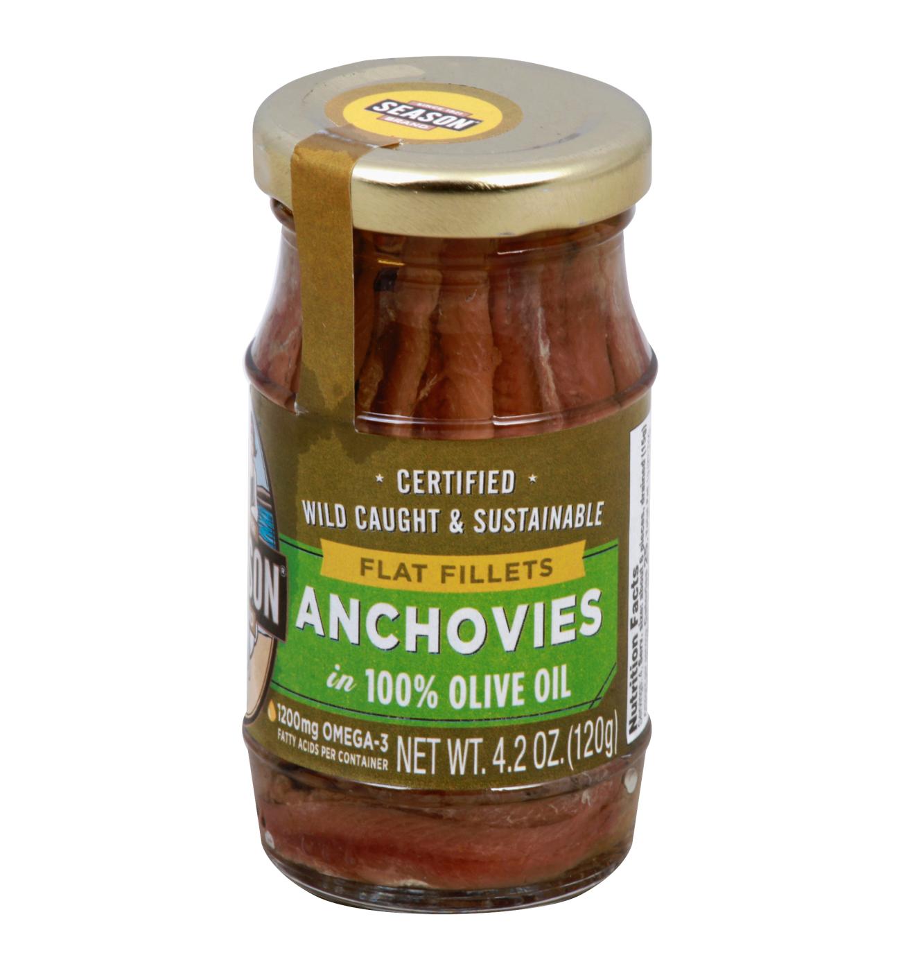 Season Anchovies In Olive Oil; image 1 of 2