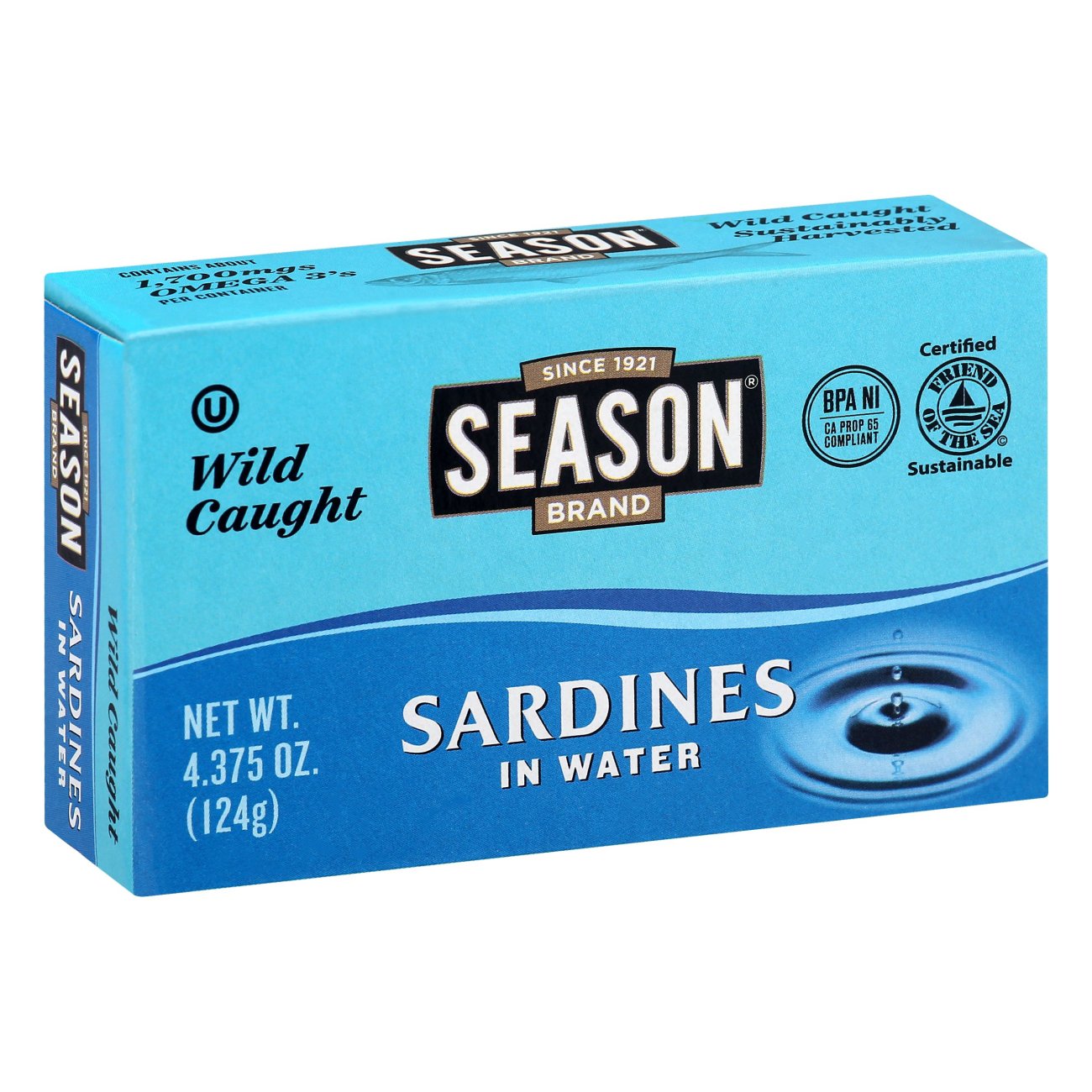 Season Sardines in Water Shop Seafood at HEB